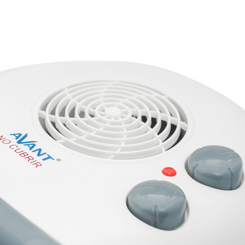 AVANT AV7556 - Calefactor De Aire Horizontal 2000w con 2 Niveles De Potencia: 1000w - 2000w. Función Ventilador, Protección Térmica. Color Blanco