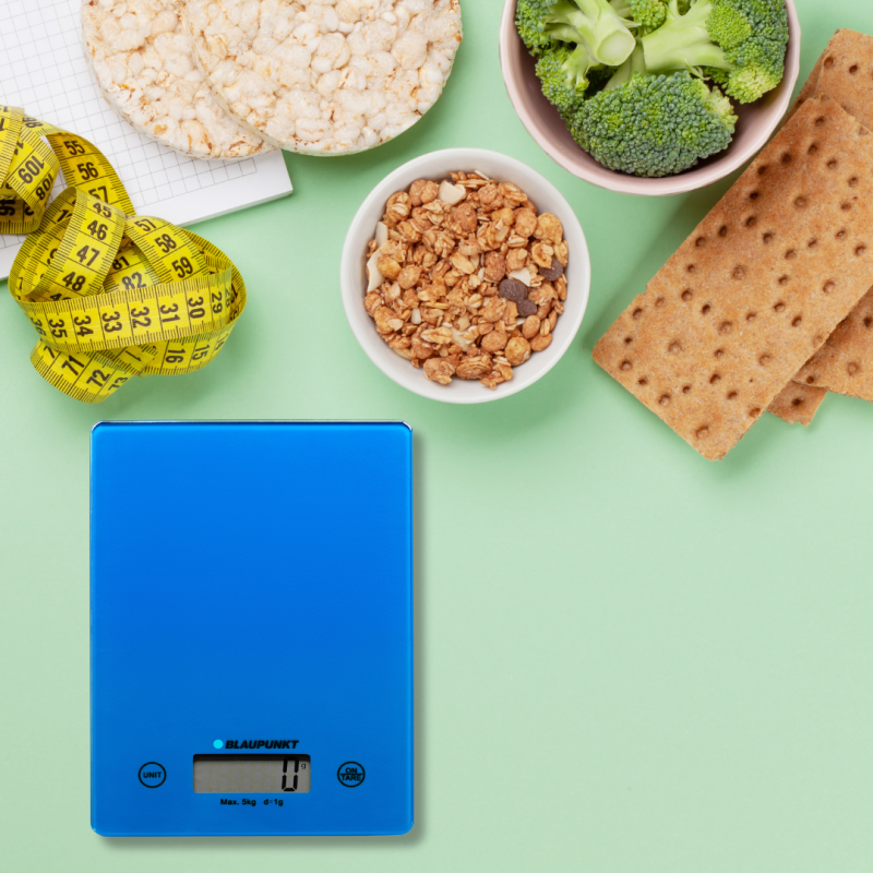 Báscula de cocina digital Blaunpunkt BP4003 para pesar alimentos. Controla tu dieta.