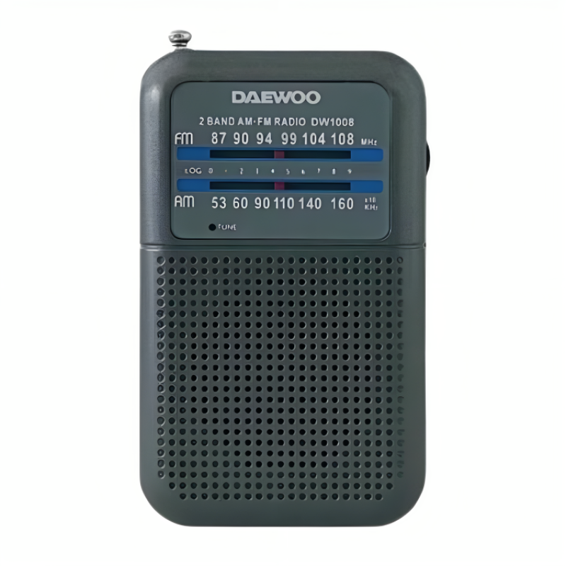 Imagen de la Radio Portátil DW1008 con Altavoz, ideal para música de alta calidad en movimiento