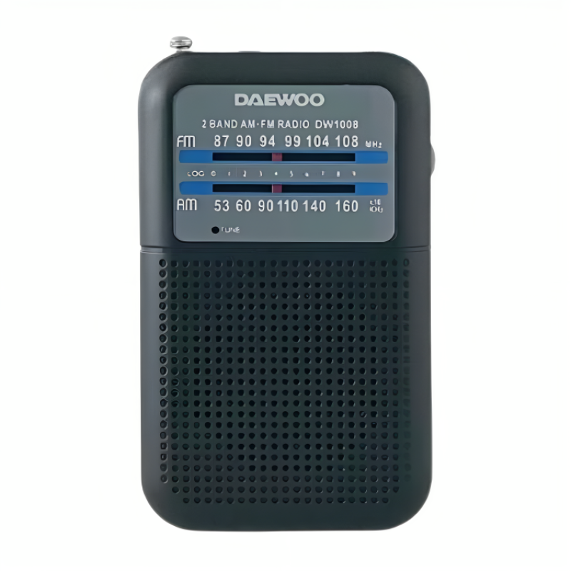 magen de la Radio Portátil DW1008 con Altavoz, ideal para música de alta calidad en movimiento